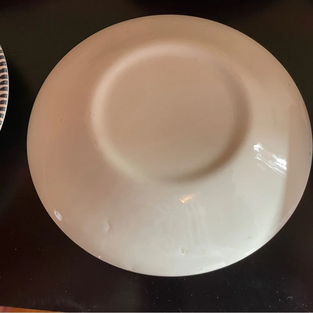 Currier and Ives Saucers with Steamboat 